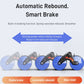 Automatic rebound abdominal wheel