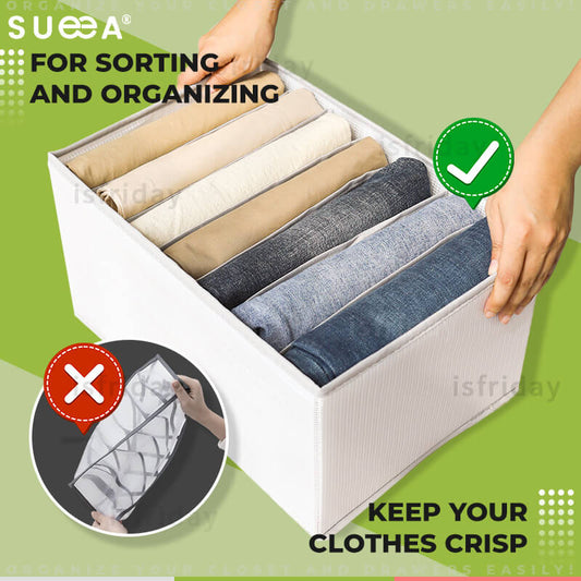 Sueea® Organizador de ropa mejorado con separadores