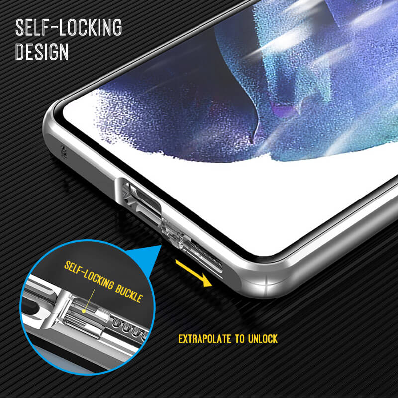 (🔥2022 Venta caliente🔥)Funda magnética de doble hebilla para Samsung-6